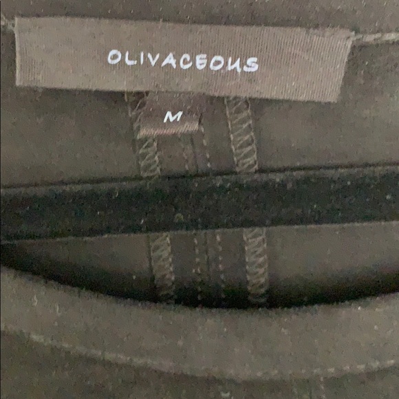 Olivaceous faux suede black dress - Picture 3 of 5